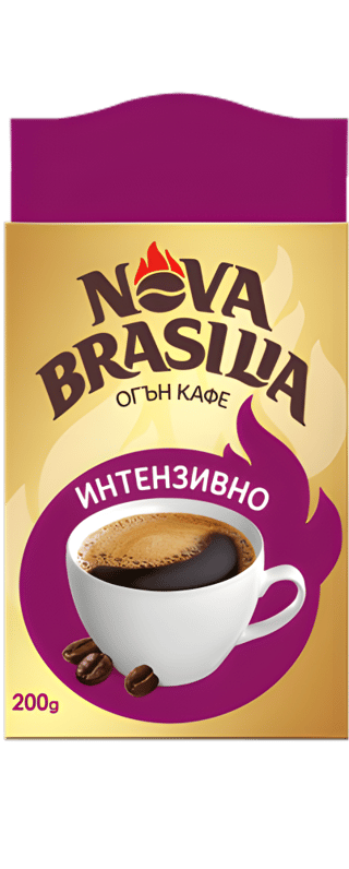 P nova brasilia ground coffee intense package