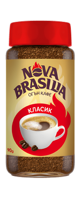 P nova brasilia instant coffee classic package